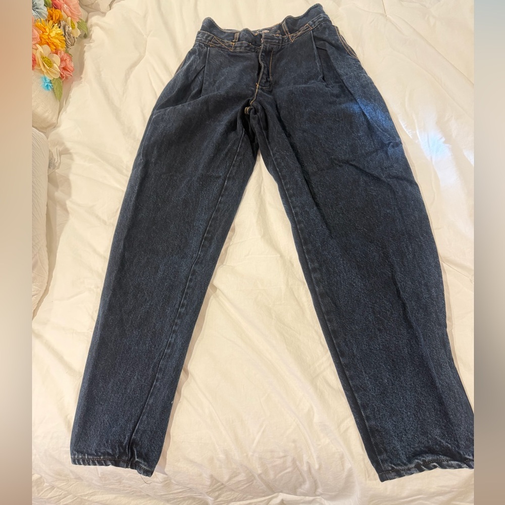 VINTAGE Gitande express  High Rise Dark Blue Jeans